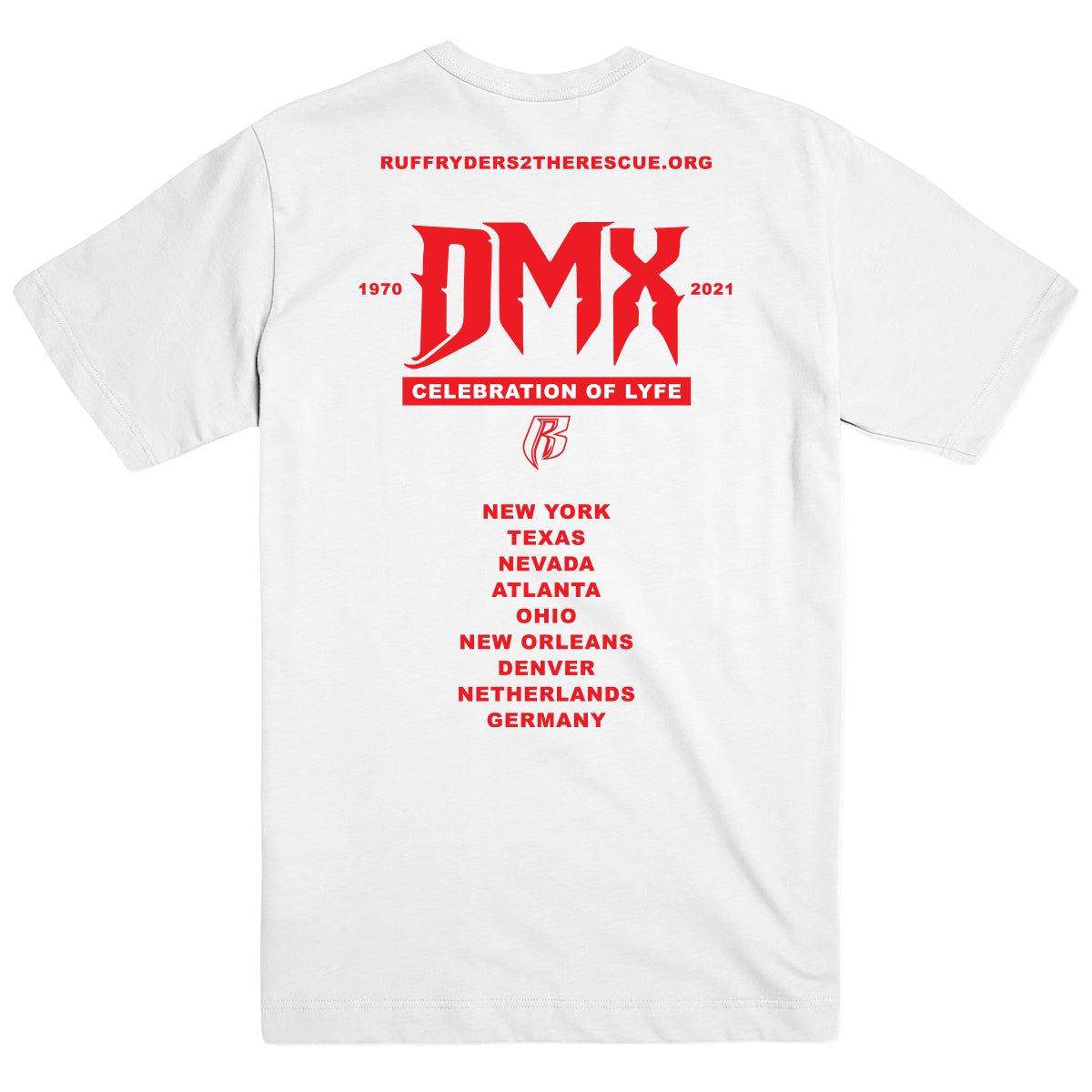 Ryde 4Lyfe - DMX Celebration of Lyfe T-Shirt
